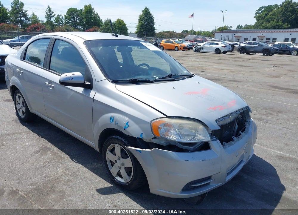 2010 CHEVROLET AVEO LT VIN: KL1TD5DE0AB097475