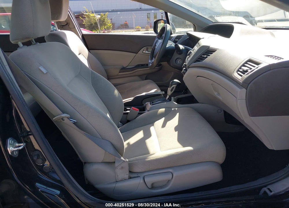 2012 HONDA CIVIC LX VIN: 19XFB2F52CE383874