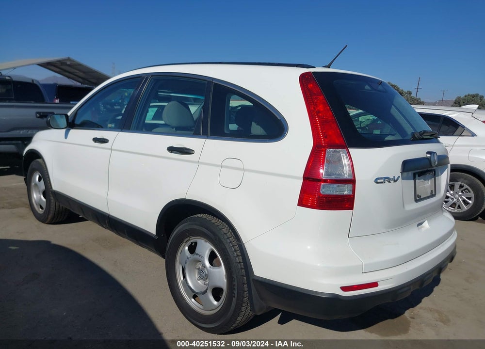2010 HONDA CR-V LX VIN: 5J6RE3H31AL032443
