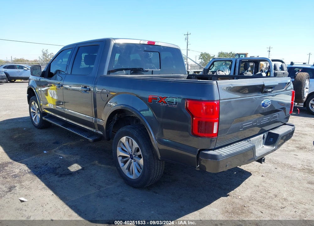 2019 FORD F-150 LARIAT VIN: 1FTEW1E52KKE95744