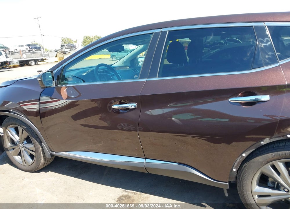 2019 NISSAN MURANO PLATINUM VIN: 5N1AZ2MJ6KN143447