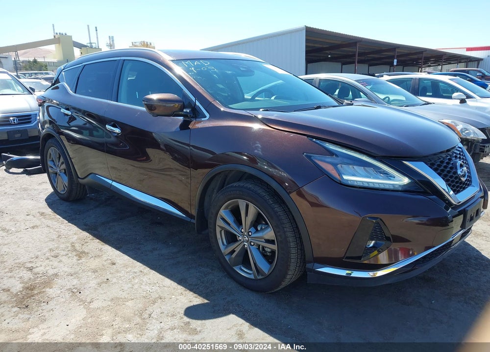 2019 NISSAN MURANO PLATINUM VIN: 5N1AZ2MJ6KN143447