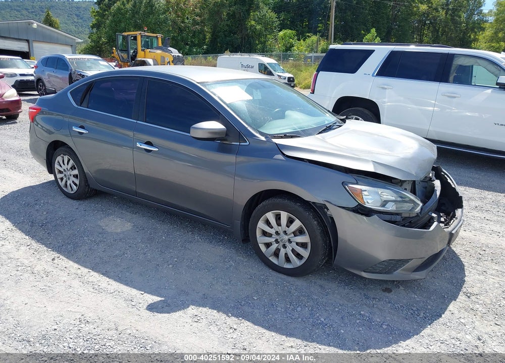 2016 NISSAN SENTRA SV VIN: 3N1AB7AP2GY227650