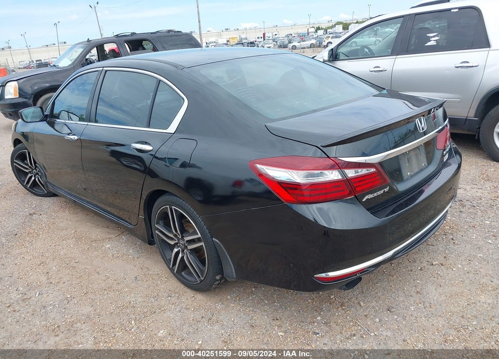2016 HONDA ACCORD SPORT VIN: 1HGCR2F50GA091293