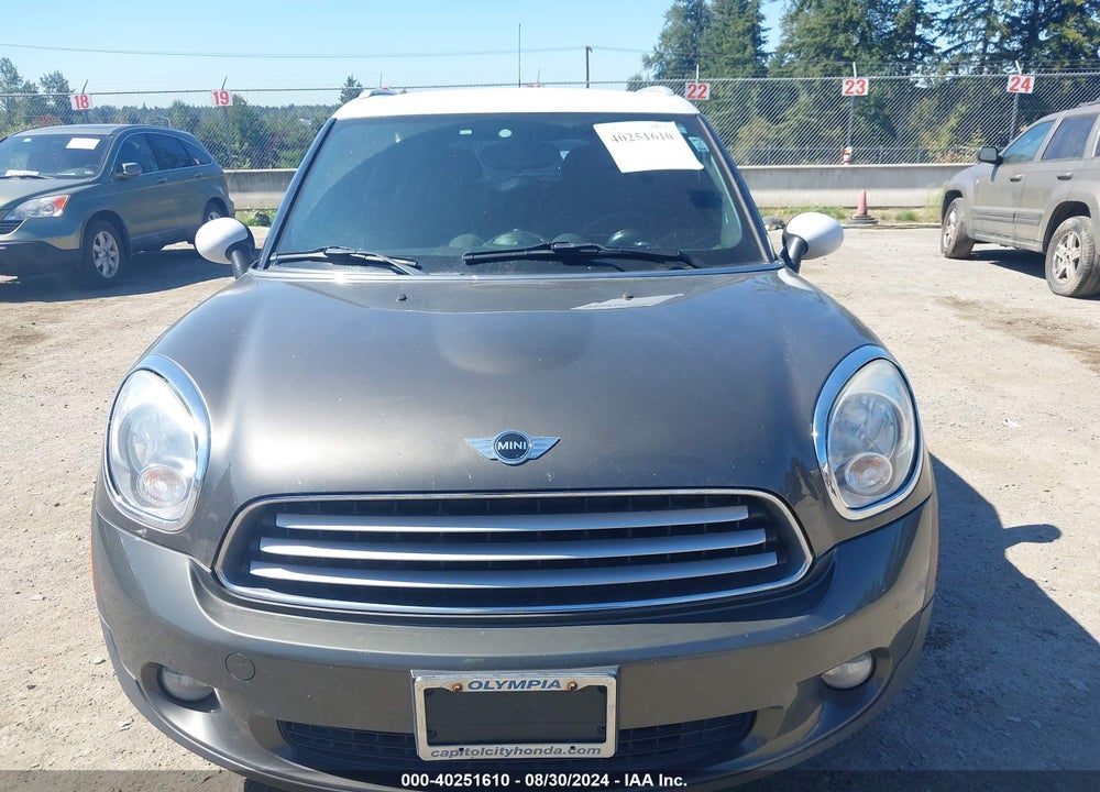 2011 MINI COOPER COUNTRYMAN VIN: WMWZB3C57BWH95106