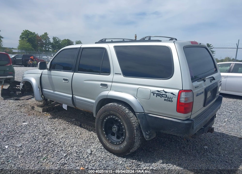 2000 TOYOTA 4RUNNER LIMITED VIN: JT3HN87R7Y0296495