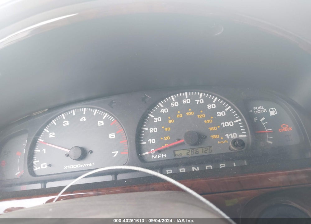 2000 TOYOTA 4RUNNER LIMITED VIN: JT3HN87R7Y0296495