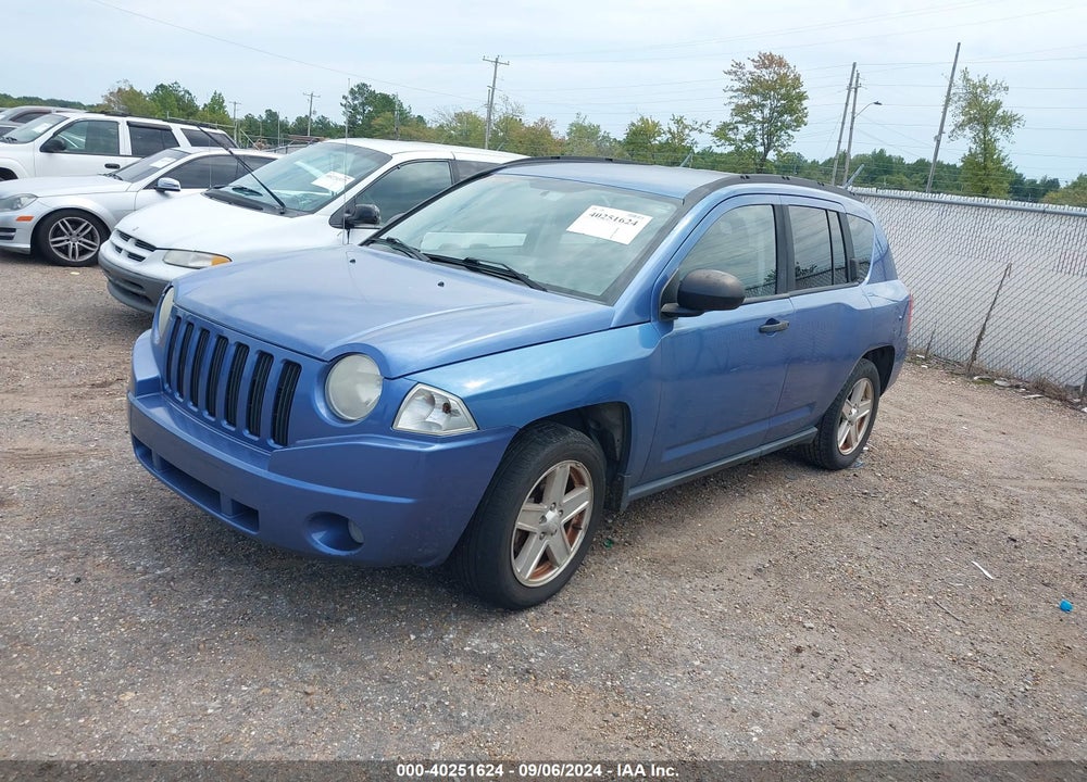 2007 JEEP COMPASS SPORT VIN: 1J8FT47W87D156320