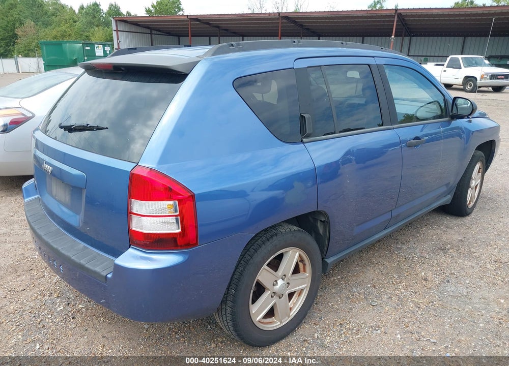 2007 JEEP COMPASS SPORT VIN: 1J8FT47W87D156320