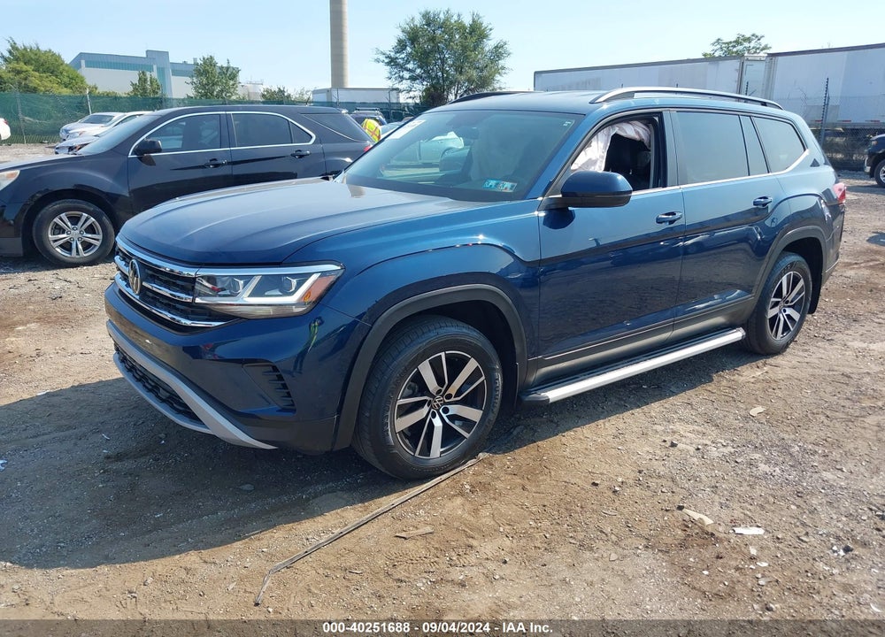 2022 VOLKSWAGEN ATLAS 2.0T SE VIN: 1V2LP2CA5NC505108