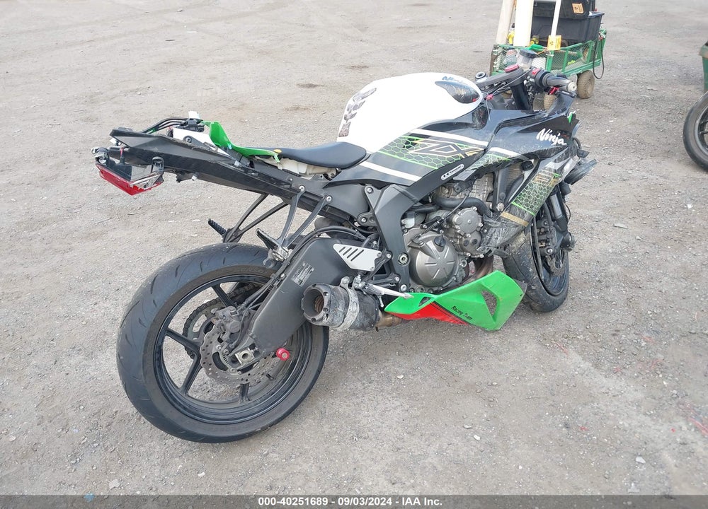 2013 KAWASAKI ZX636 E VIN: JKBZXJE11DA004333