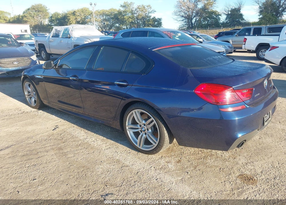 2016 BMW 640I GRAN COUPE XDRIVE VIN: WBA6D2C51GGT65576