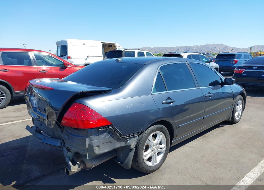 2007 HONDA ACCORD 2.4 EX VIN: 1HGCM56867A185463