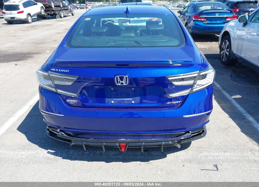 2019 HONDA ACCORD SPORT VIN: 1HGCV1F37KA140325