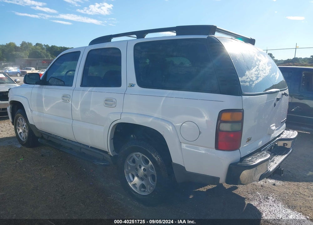 2002 CHEVROLET TAHOE Z71 VIN: 1GNEK13Z12R232032