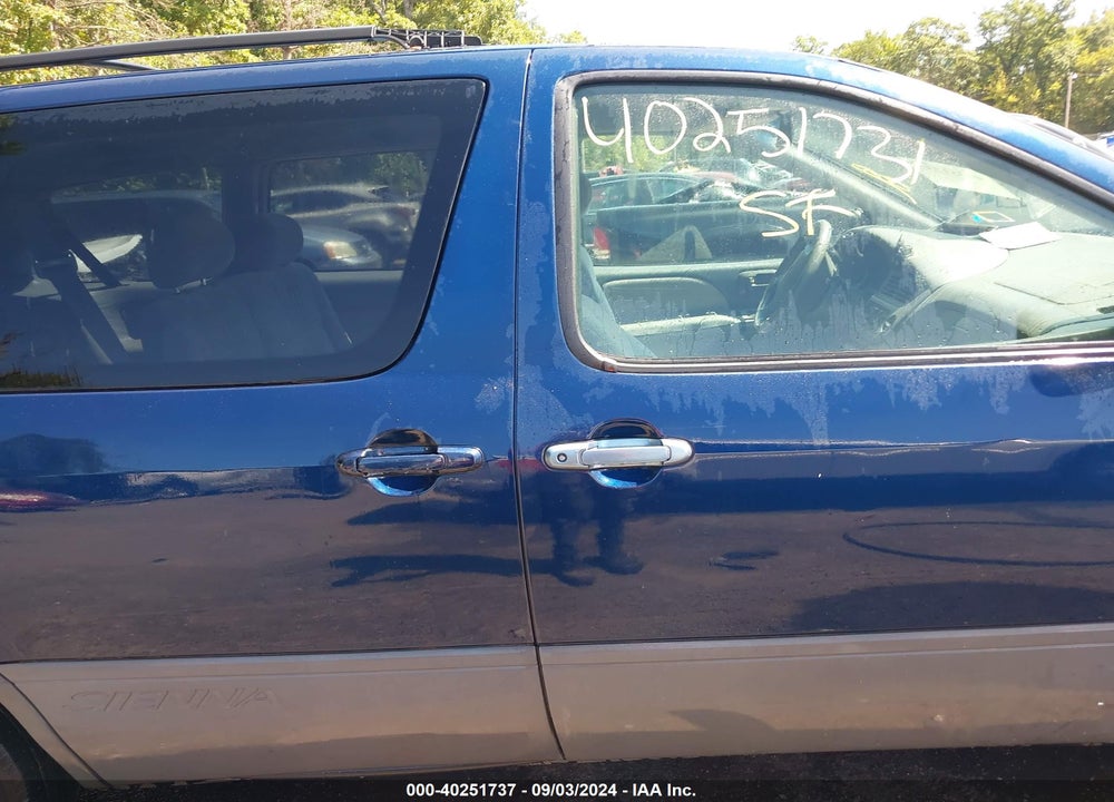 2002 TOYOTA SIENNA CE VIN: 4T3ZF19C72U446508