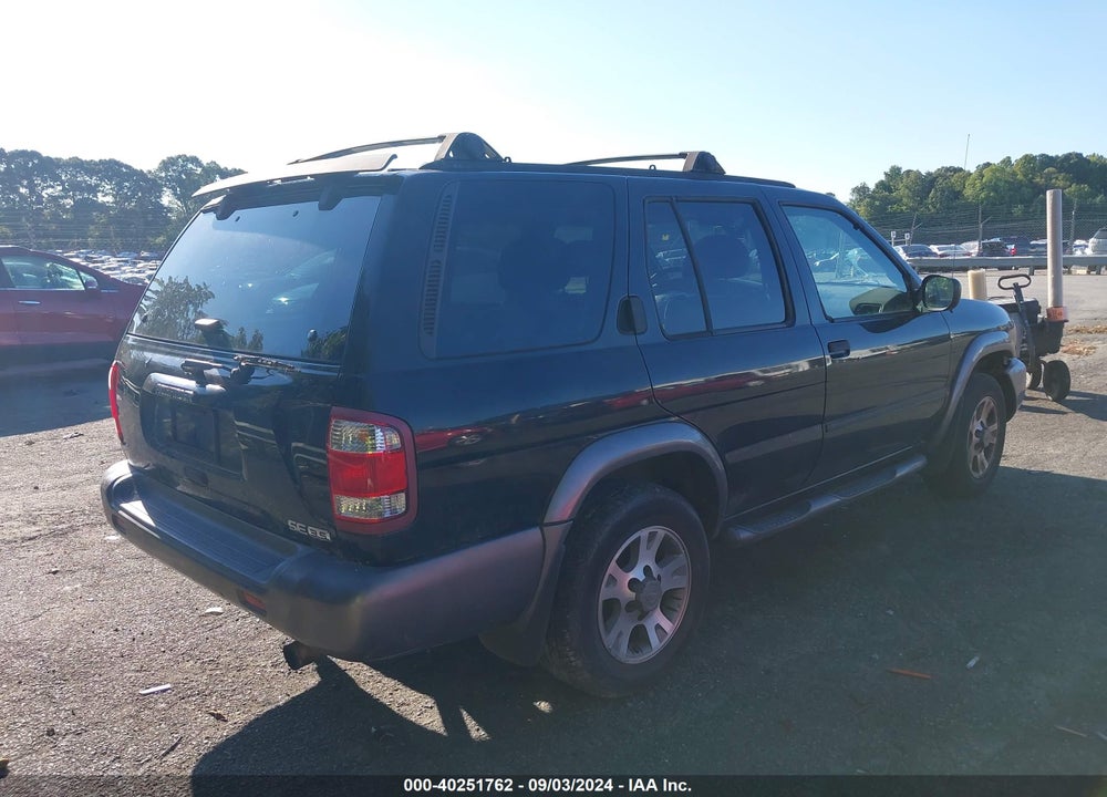 2001 NISSAN PATHFINDER SE VIN: JN8DR07X61W510513