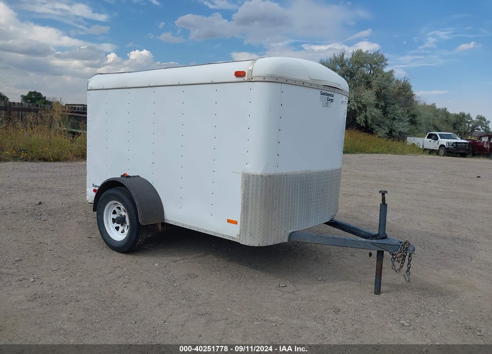 2001 UTILITY TRAILER MFG SIERRA TOWABLES VIN: 4X4TSE2131N017867