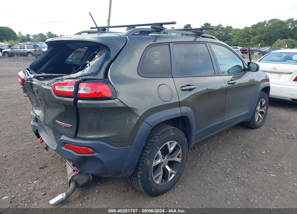 2014 JEEP CHEROKEE TRAILHAWK VIN: 1C4PJMBS0EW295008