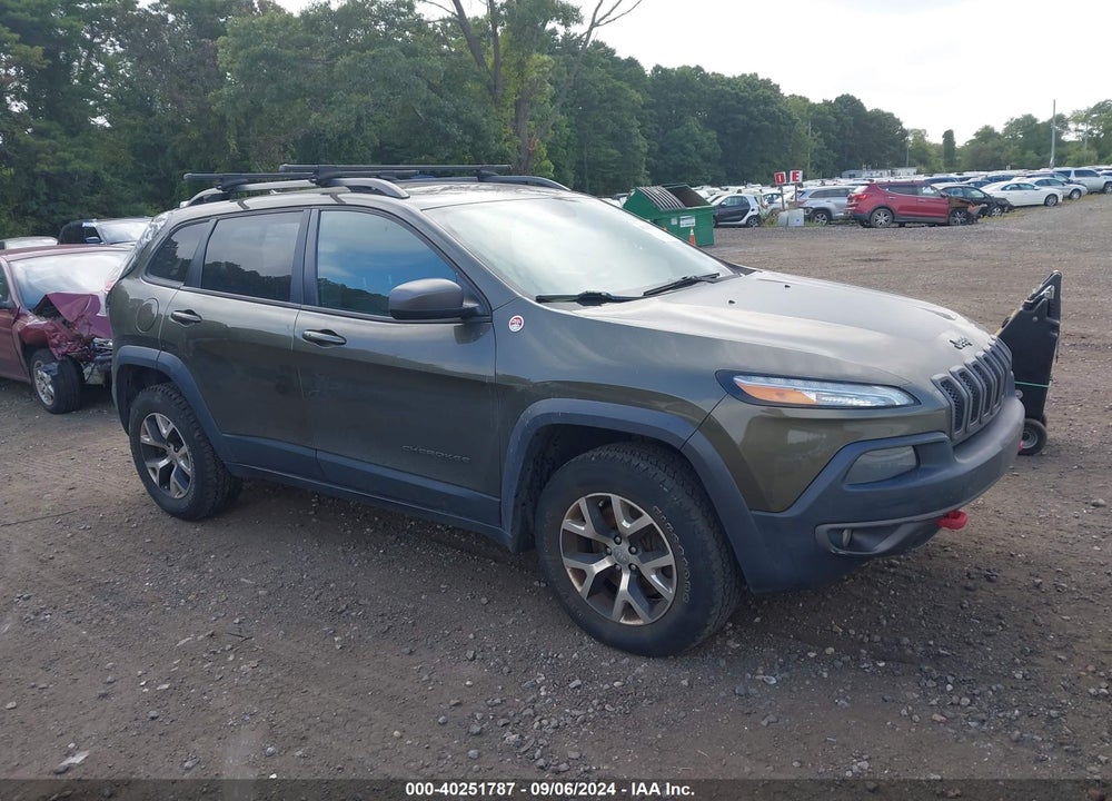 2014 JEEP CHEROKEE TRAILHAWK VIN: 1C4PJMBS0EW295008