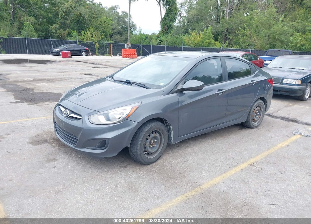 2012 HYUNDAI ACCENT GLS VIN: KMHCT4AE8CU212384