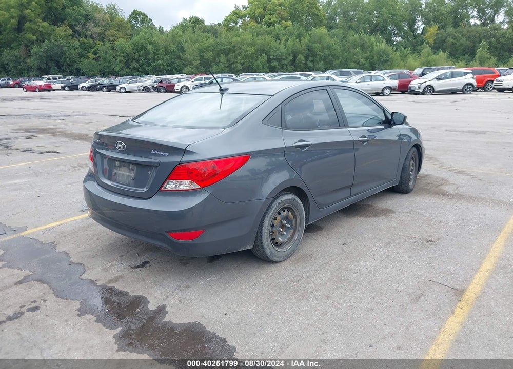2012 HYUNDAI ACCENT GLS VIN: KMHCT4AE8CU212384