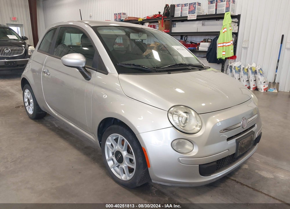 2012 FIAT 500 POP VIN: 3C3CFFAR8CT124010