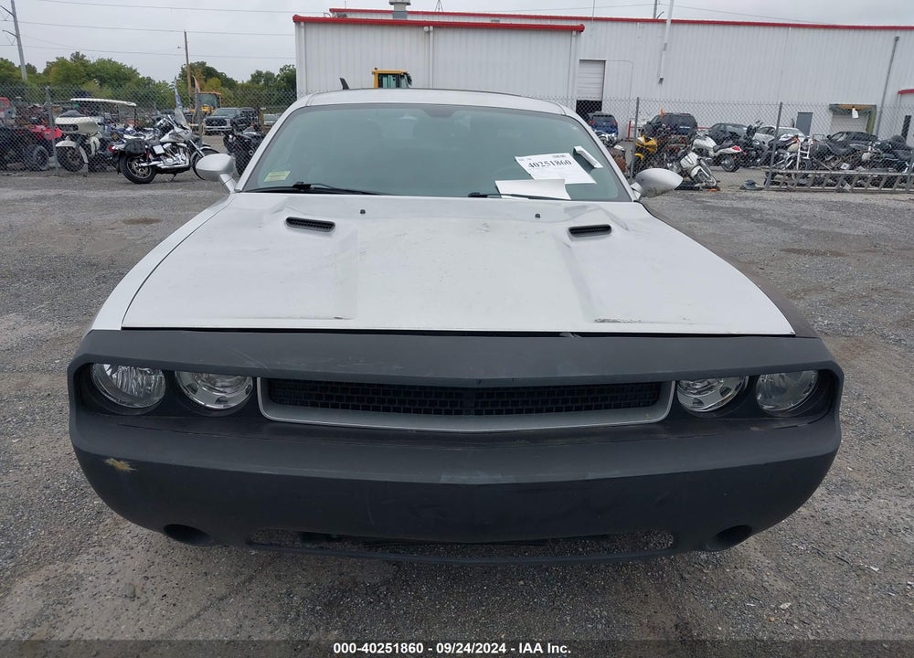 2012 DODGE CHALLENGER SXT VIN: 2C3CDYAG9CH101313