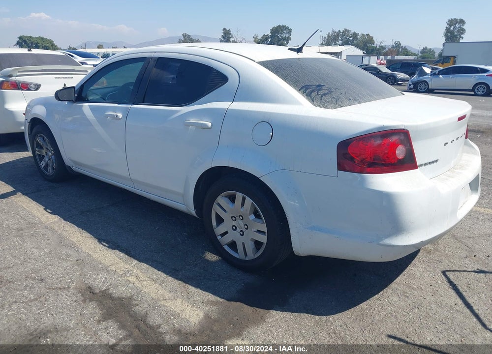 2011 DODGE AVENGER EXPRESS VIN: 1B3BD4FB6BN564546