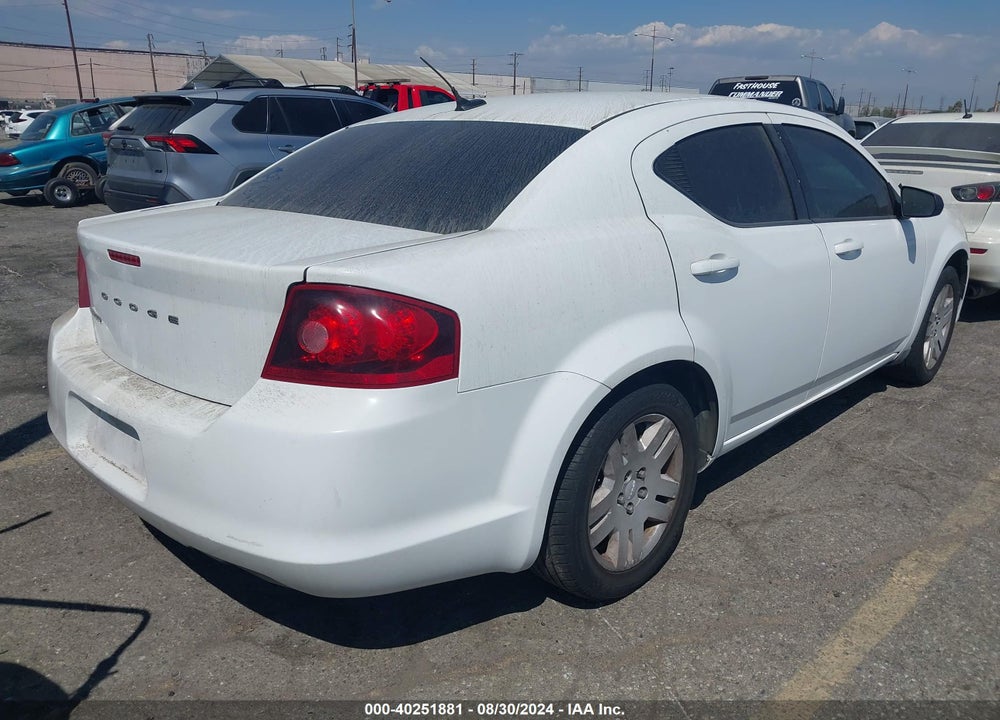 2011 DODGE AVENGER EXPRESS VIN: 1B3BD4FB6BN564546