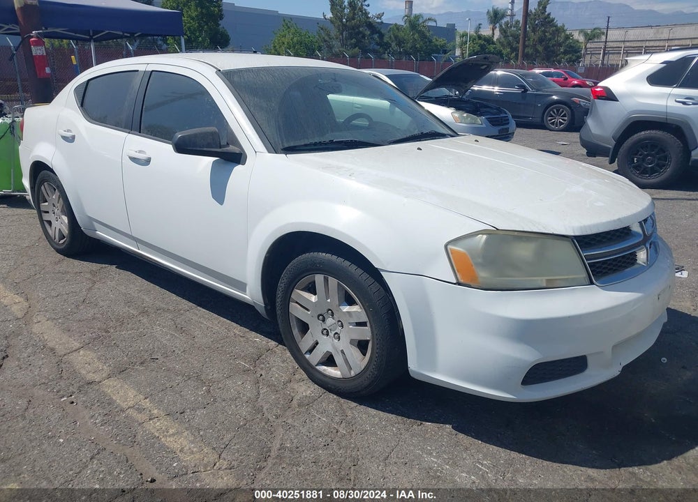 2011 DODGE AVENGER EXPRESS VIN: 1B3BD4FB6BN564546