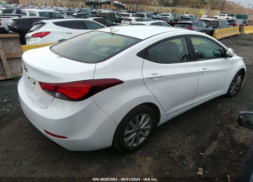 2015 HYUNDAI ELANTRA SE VIN: 5NPDH4AE0FH636067