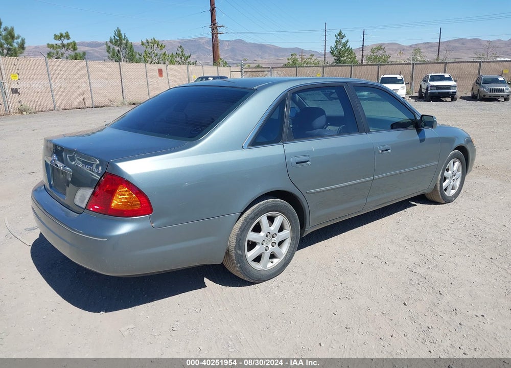 2001 TOYOTA AVALON XLS VIN: 4T1BF28B11U186677