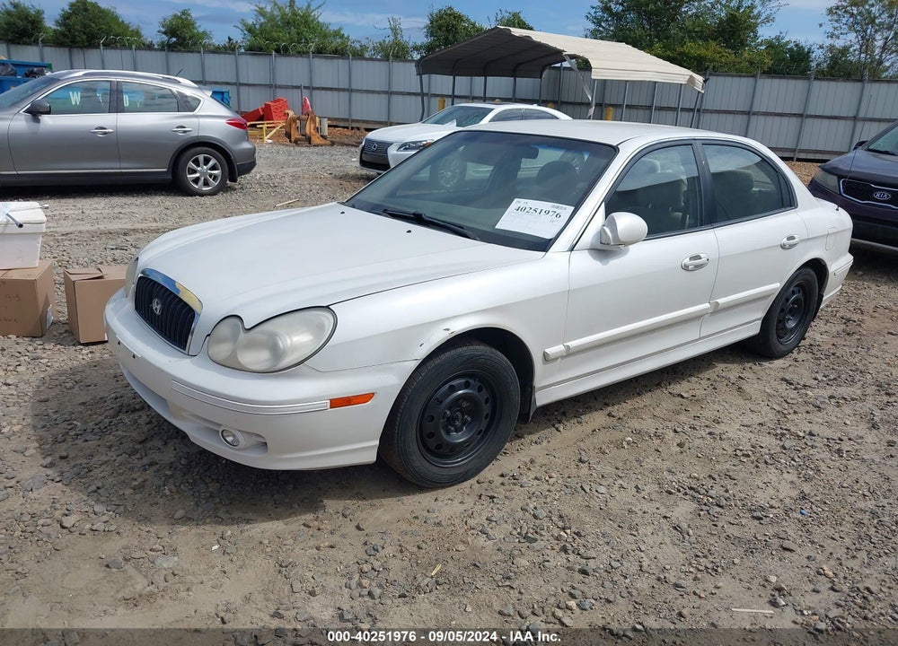 2002 HYUNDAI SONATA GLS VIN: KMHWF25H82A624818