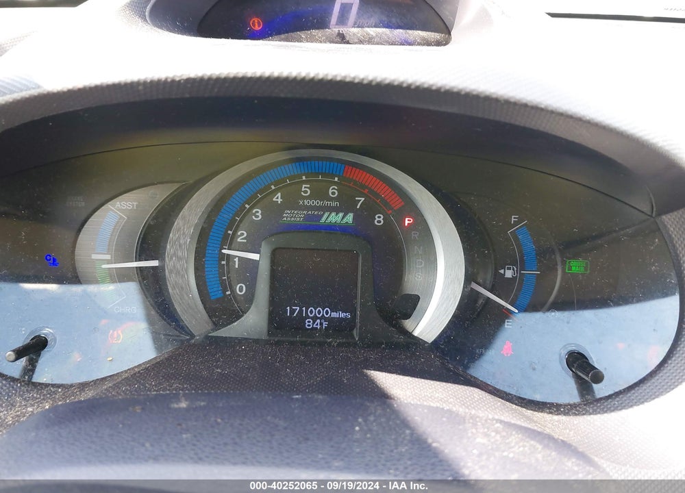 2010 HONDA INSIGHT VIN: JHMZE2H77AS037542