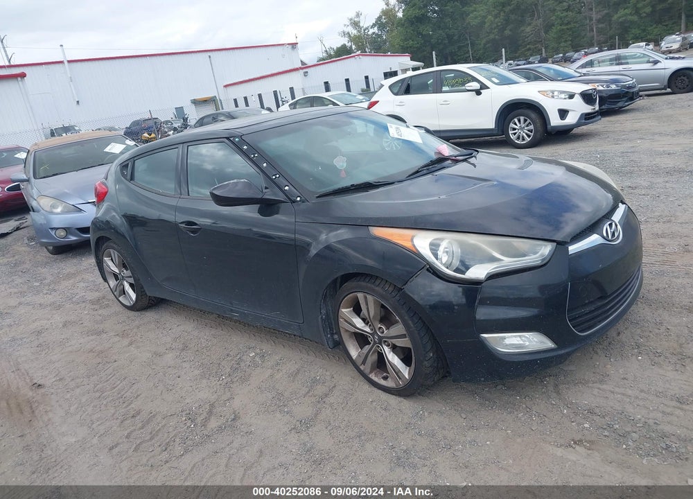 2012 HYUNDAI VELOSTER BASE W/RED/BLACK VIN: KMHTC6AD3CU036640