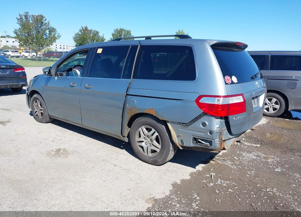 2007 HONDA ODYSSEY EX-L VIN: 5FNRL38627B011151