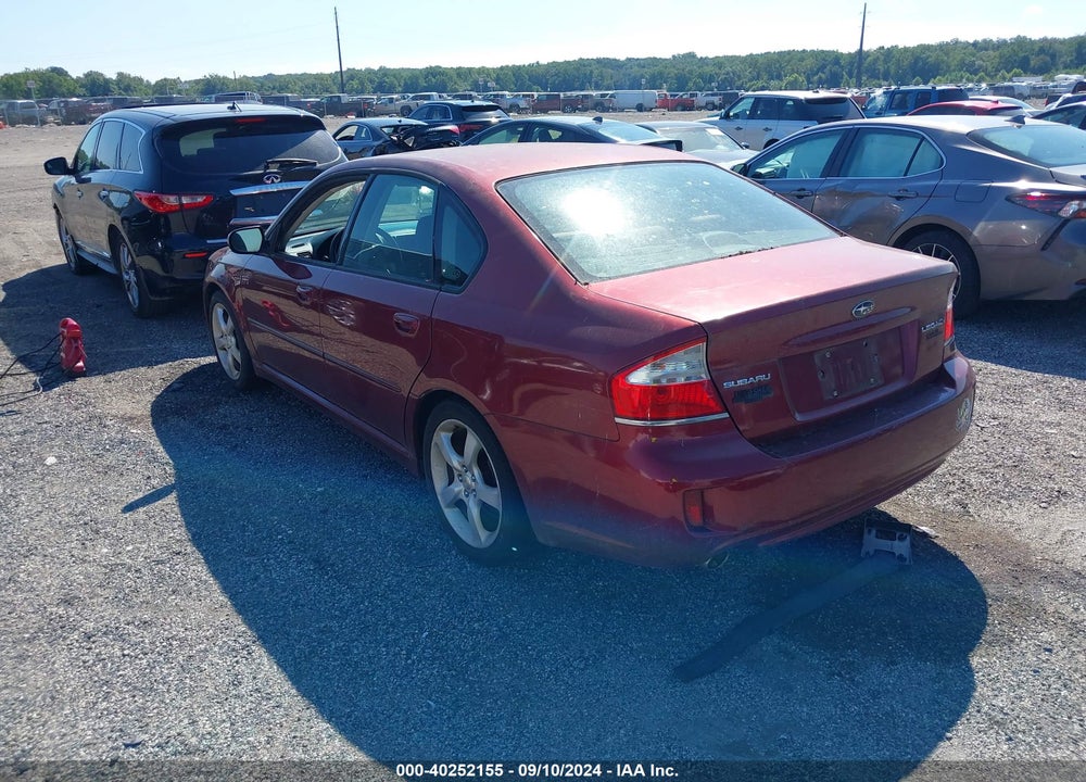 2009 SUBARU LEGACY 2.5I VIN: 4S3BL616097227568