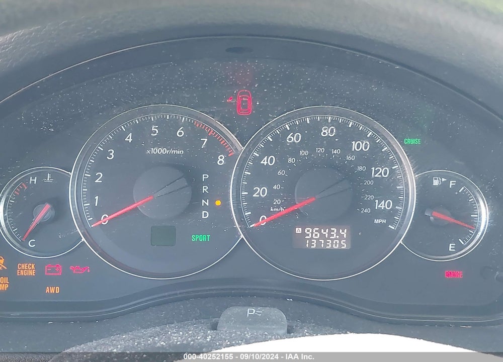2009 SUBARU LEGACY 2.5I VIN: 4S3BL616097227568