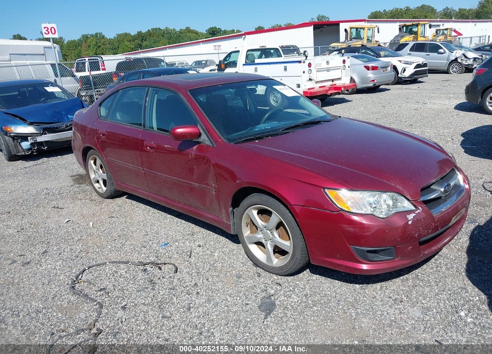 2009 SUBARU LEGACY 2.5I VIN: 4S3BL616097227568