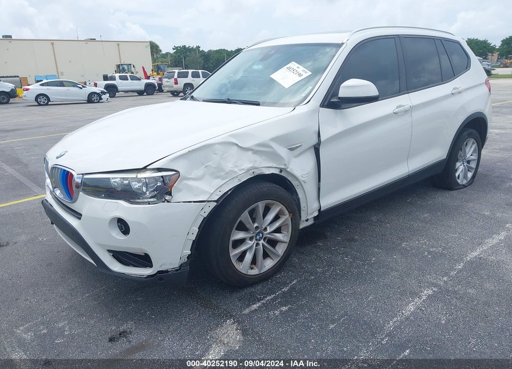2016 BMW X3 SDRIVE28I VIN: 5UXWZ7C52G0R33116
