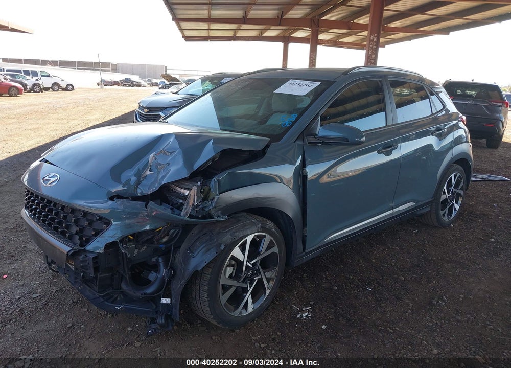 2022 HYUNDAI KONA LIMITED VIN: KM8K53A32NU803683