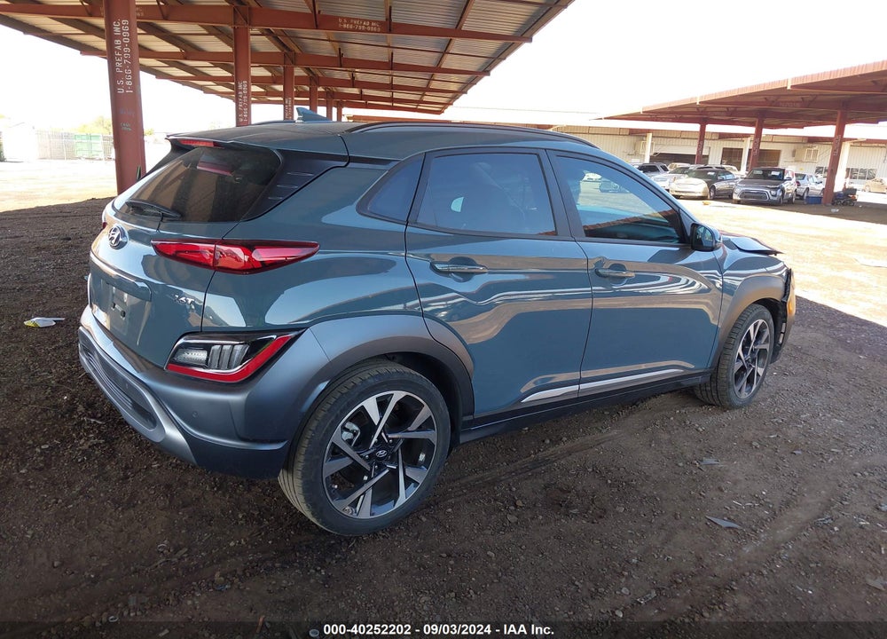 2022 HYUNDAI KONA LIMITED VIN: KM8K53A32NU803683