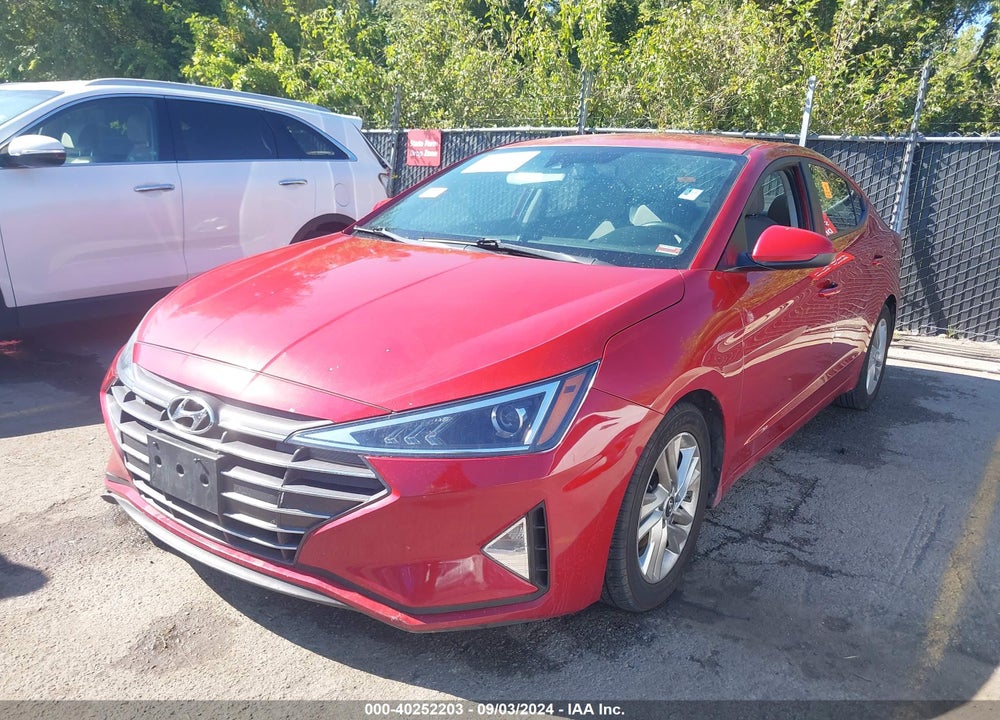2019 HYUNDAI ELANTRA SEL VIN: 5NPD84LF4KH403826