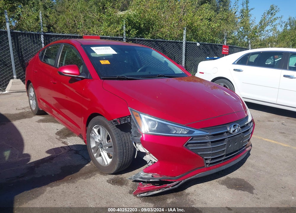 2019 HYUNDAI ELANTRA SEL VIN: 5NPD84LF4KH403826