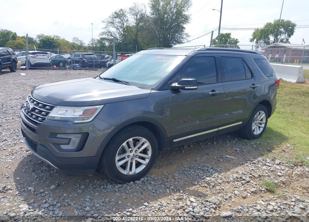 2017 FORD EXPLORER XLT VIN: 1FM5K7D87HGE33273
