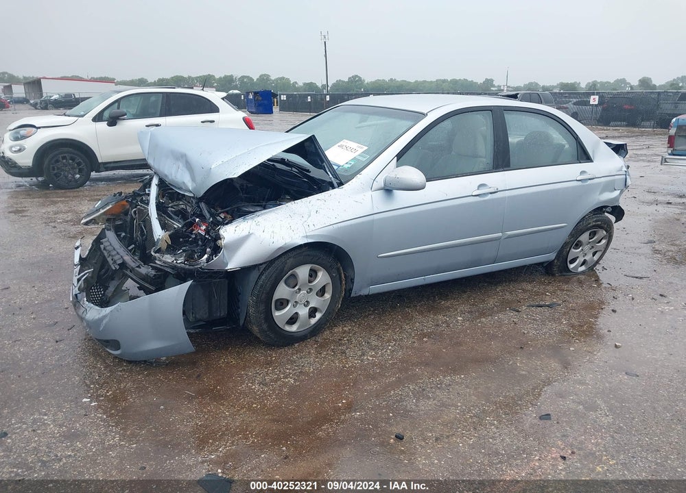 2007 KIA SPECTRA EX VIN: KNAFE122075466389