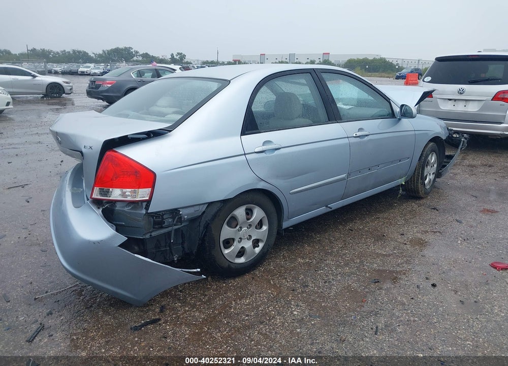 2007 KIA SPECTRA EX VIN: KNAFE122075466389