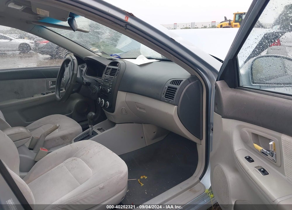 2007 KIA SPECTRA EX VIN: KNAFE122075466389