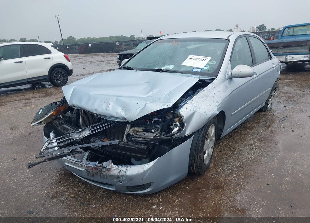 2007 KIA SPECTRA EX VIN: KNAFE122075466389